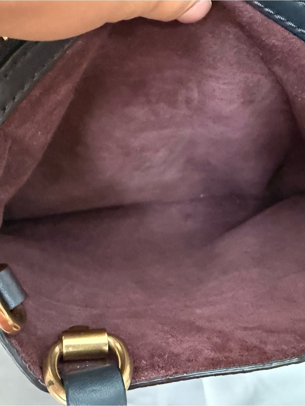 Coach rogue 25 (navy blue with rivets) - Picture 10 of 13